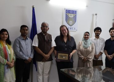 COL-CEMCA Felicitates Ms. Maya Sherman on Her Farewell Visit