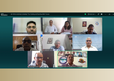 UOU and COL-CEMCA Organise Workshop on Developing Tour Guiding and Escorting Skills Course in Blended Learning Mode